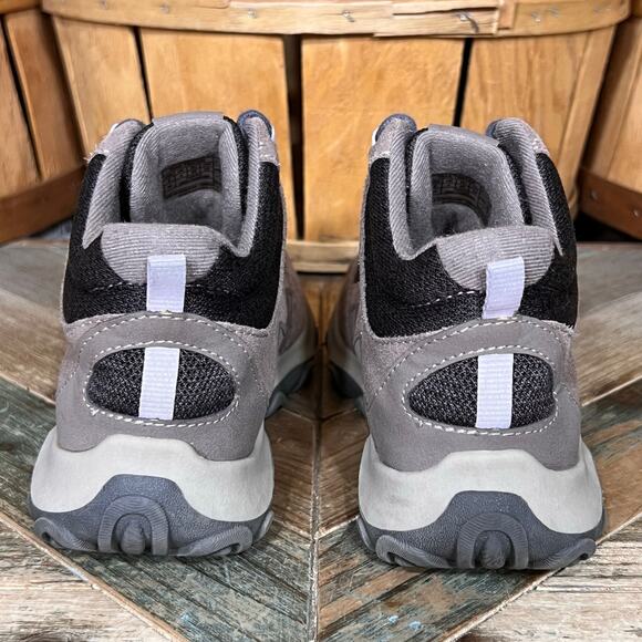 Earth Origins Trail Tristan Thistle Gray Tan Suede Textile Hiking Boots Womens 8 - Picture 6 of 11